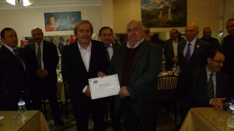 Osmaneli'de 40 Yılını Dolduran Mükelleflere Onur Belgesi Verildi