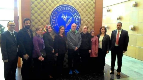 Rize Kent Konseyi Kadın Meclisi Üyelerinden Teknik Adam Karaman'a Ziyaret