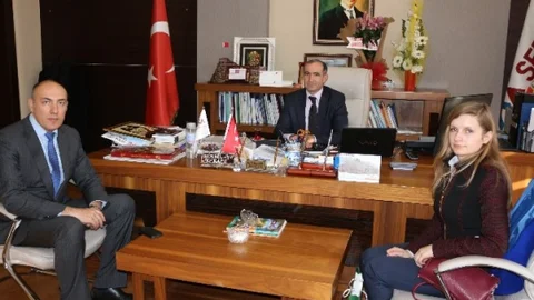 Litvanya Büyükelçisi SERKA'yı Ziyaret Etti