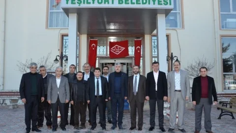 MÜSİAD Yönetim Kurulundan Yeşilyurt Belediyesine Ziyaret