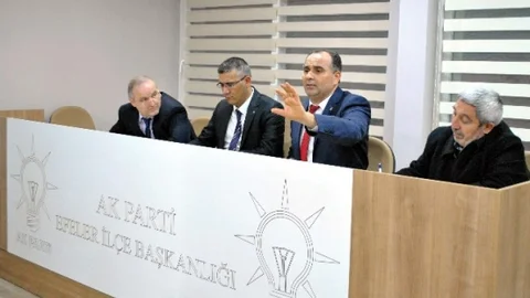 Doç. Dr. Mustafa Oğurlu'dan AK Parti Aydın İl Ve Efeler İlçe Teşkilatına Ziyaret