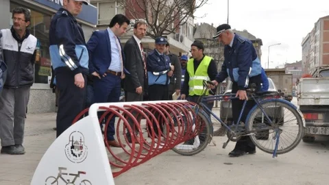 İnegöl'de Bisikletler İçin Park Alanları