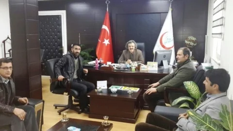 Gazetecilerden Kırekin Ve Öktem'e Ziyaret