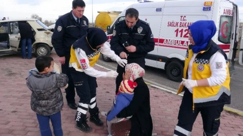 Kazadan Ufak Sıyrıklarla Kurtuldular