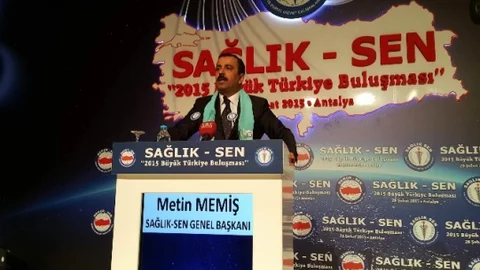 Antalya'da Sağlık-Sen Türkiye Buluşması