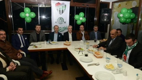 Başkan Bozbey'e Bursasporlu Taraftarlardan Sevgi Seli