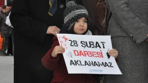 Sivas'ta 28 Şubat Darbesi Protesto Edildi