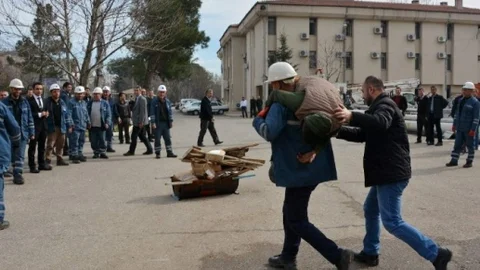 İtfaiye Müdürlüğü'nden Yangın Tatbikatı