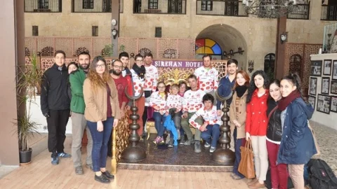 Polonya'dan Japonya'ya Pedal Çeviren Sporcular Şirehan'da Mola Verdi