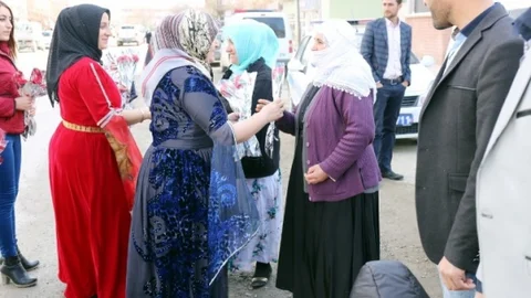 Gürpınarlı Kadınlara Karanfil Dağıtıldı