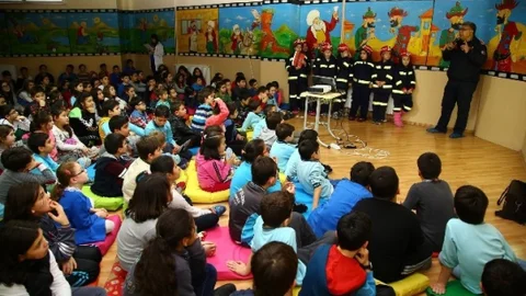 Bilgi Evi Öğrencilerine Yangın Eğitimi