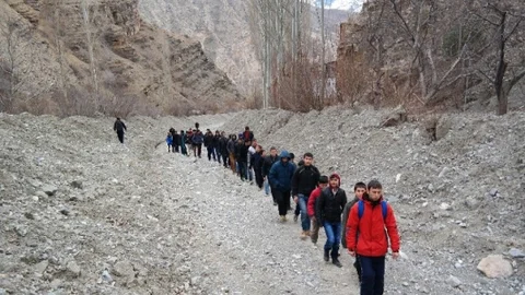 Yurtta Kalan Öğrencilere Dağcılık Tanıtıldı
