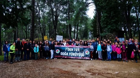 Kepez'in Doğa Yürüyüşüne 100 Doğasever Katıldı