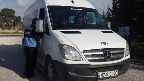 Mardin'de Okul Servisleri Denetlendi