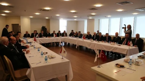 TOBB Başanı Hisarcıklıoğlu ETSO'yu Ziyaret Etti