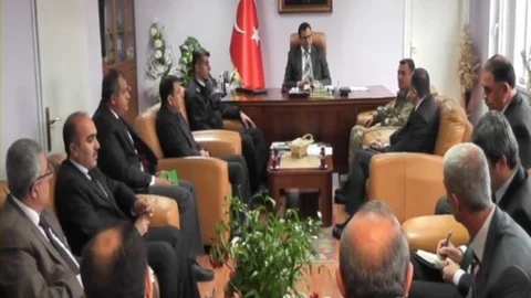 Nizip Kaymakamlığı'nda Toplantı