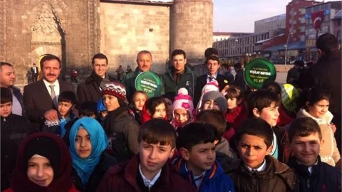 Erzurum'da Yeşilay Haftası Etkinlikleri...