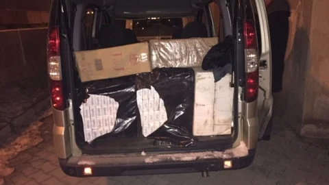 Pasinler'de Kaçak Sigara Operasyonu