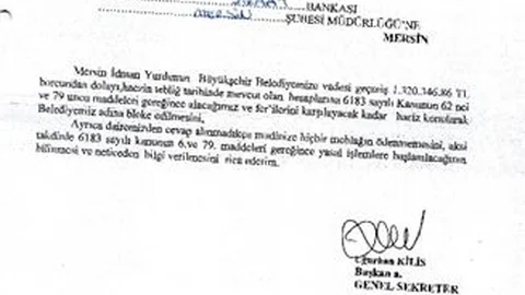 Mersin Büyükşehir Belediyesi'nden Mersin İdmanyurdu Açıklaması