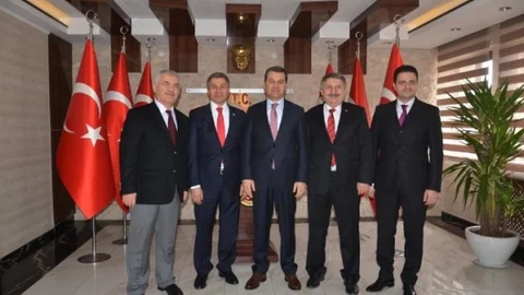 Tp Heyetinden Valiye Ziyaret