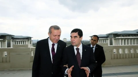 Erdoğan-Berdimuhamedov Ortak Basın Toplantısı