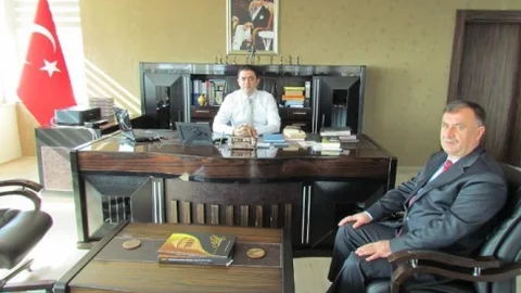 SGK Müdürü Taşdemir'den Kaymakam Tekbıyıkoğlu'na Ziyaret