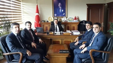 Sağlık Yöneticilerinden Kaymakam Tekin Erdemir'e Ziyaret