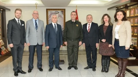 Bozbey'den Tümgeneral Saldık'a Ziyaret