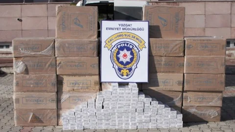 Yozgat Emniyet 15 Bin Paket Kaçak Sigara Yakaladı