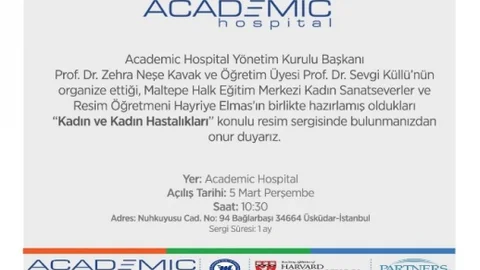 Kadınlar Gününde Kadın Hastalıkları Tuvale Yansıtılacak