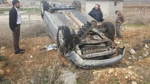 Midyat'ta Trafik Kazası 1 Yaralı
