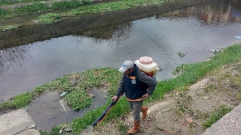 Çınarlı Dere İlaçlama Çalışmaları Başladı