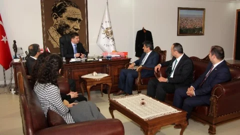 AFAD Yöneticileri Başkan Ercengiz'i Ziyaret Etti