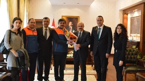 Burdur AFAD Vali Kürklü'yü Ziyaret Etti