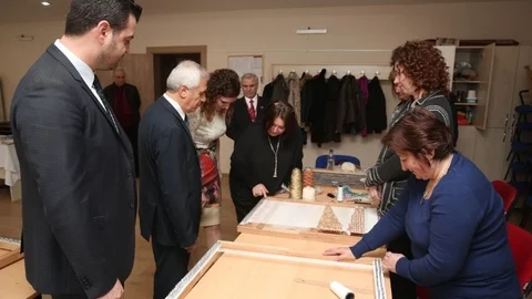 Bozbey Nilsem Kursiyerleriyle Buluştu