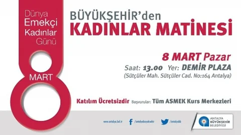 Büyükşehir'den Kadınlar Matinesi