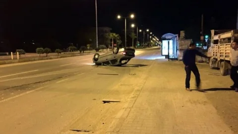 Kaza Yapan Sürücü Kurtarıldıktan Sonra Kayıplara Karıştı