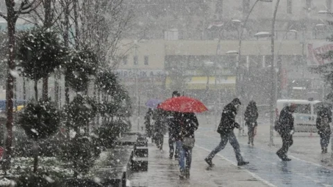 Bolu'da Yoğun Kar Yağışı