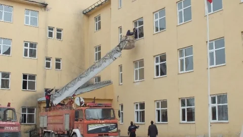 Malazgirt'te Yangın Tatbikatı