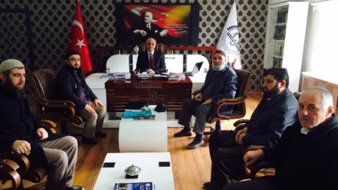 Semerkand Vakfı İl Müftülüğü'nü Ziyaret Etti