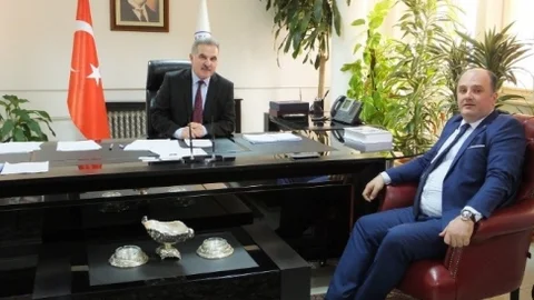 Cihan Saraç'tan Rektör Elmas'a Ziyaret