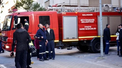 Bandırma'daki Baca Yangını Korkuttu