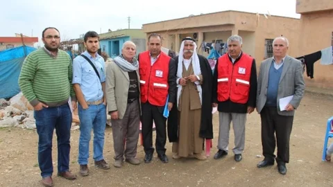 Almanya'dan Silopi'deki Ezidilere Yatak Ve Giyim Yardımı