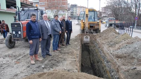 Taşköprü'de Meydan Projesi'nde Çalışmalar Başladı