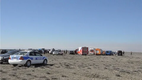 Konya'da askeri uçak düştü