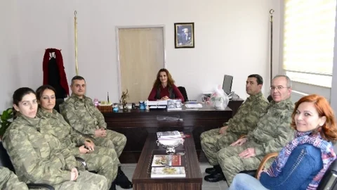 Garnizon Komutanından Dekana Ziyaret