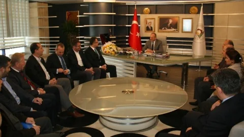 Başkan Mehmet Keleş MHP Yönetimini Ağırladı