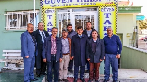 Başkan Fadıloğlu Taksici Esnafını Ziyaret Etti
