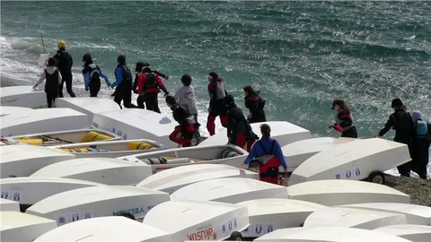 Bodrum'da fırtına etkili oluyor