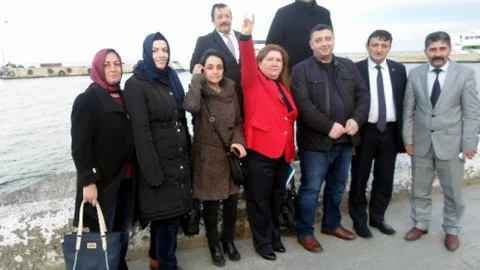 MHP'nin Kadın Milletvekili Adayı Hatice Deniz Mudanya'da